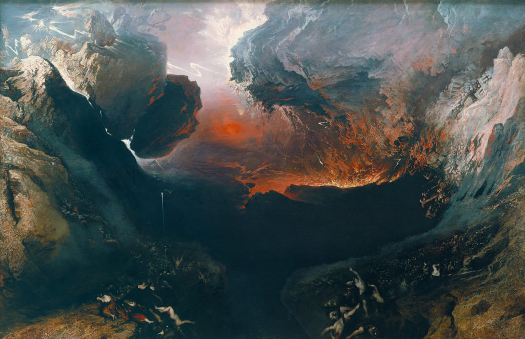 God's Wrath illustrated in The Great Day of His Wrath by John Martin